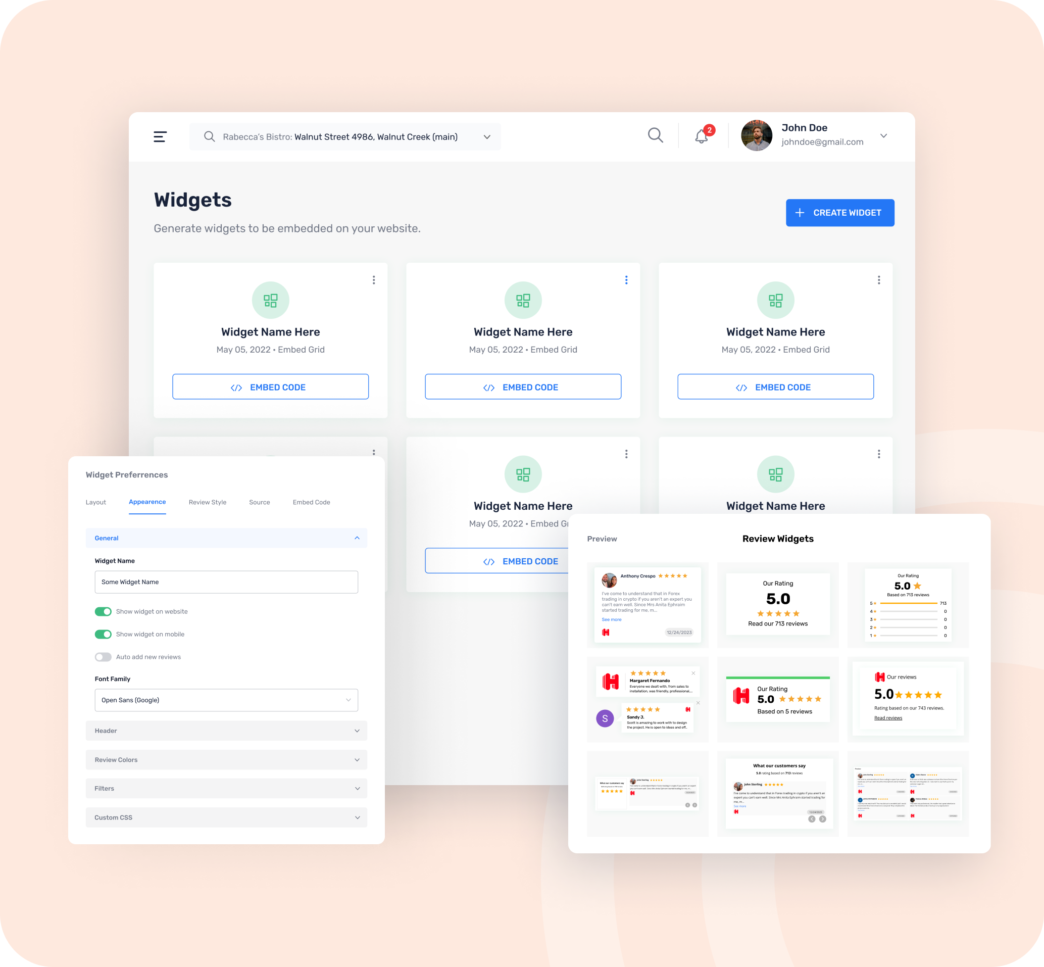 Create Your Widget Hotels