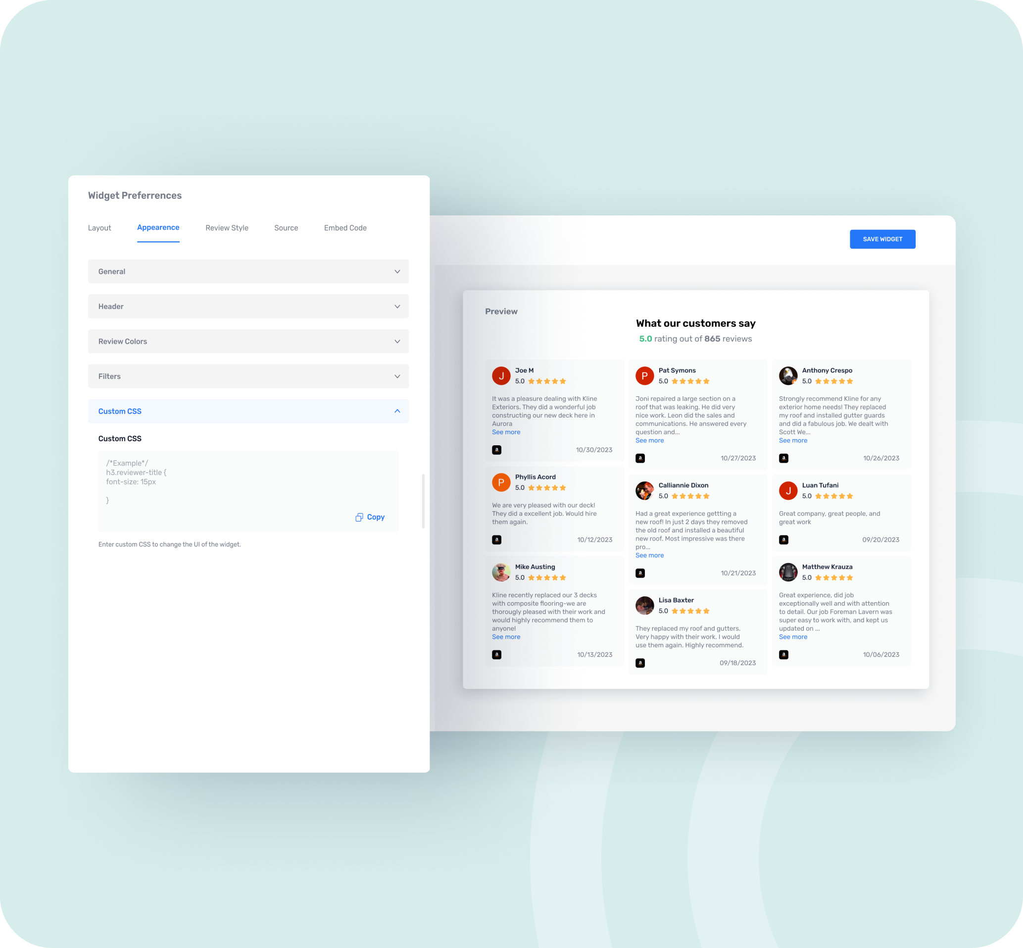 Custom CSS Amazon