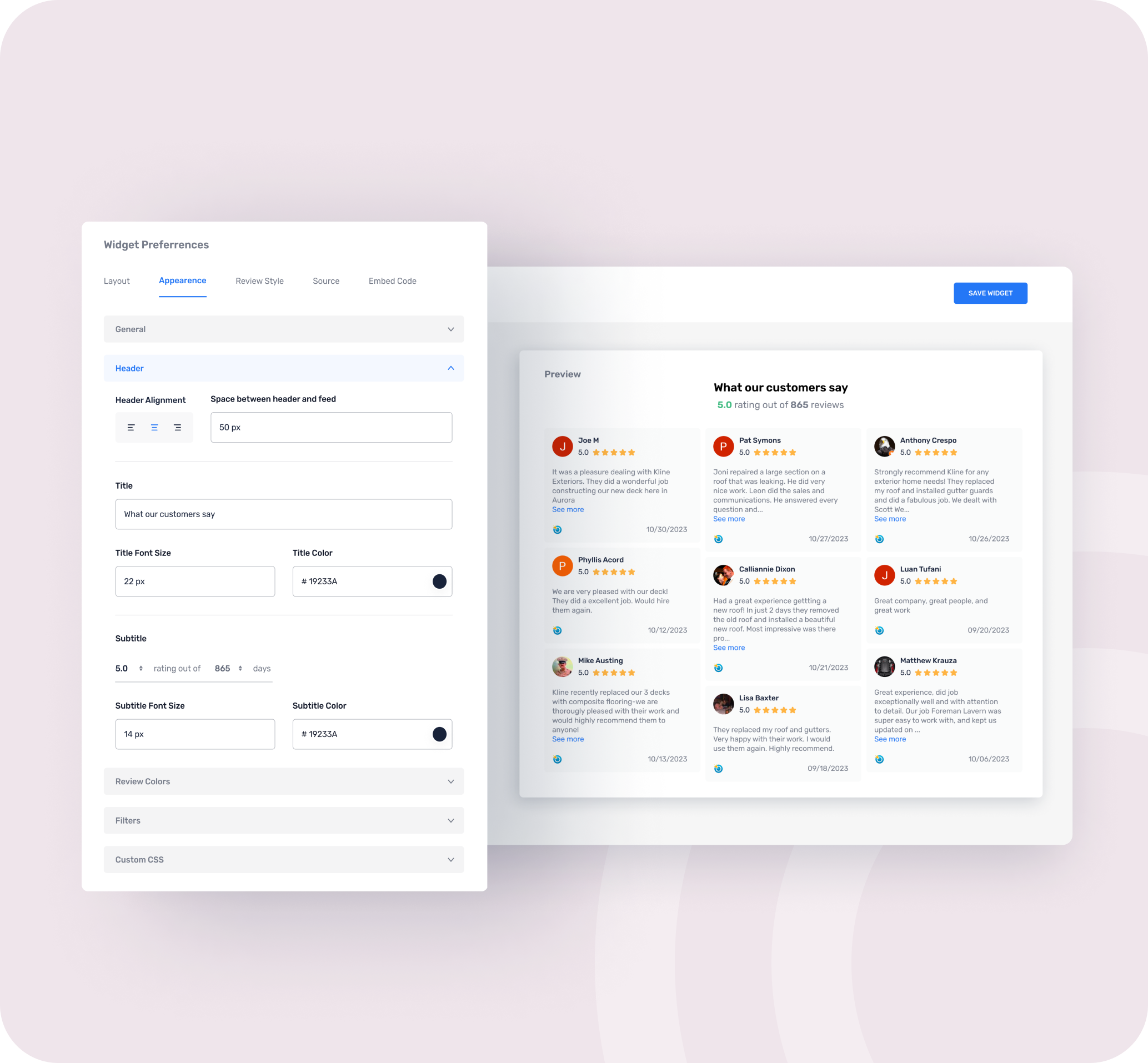 Customize Your Header CitySearch
