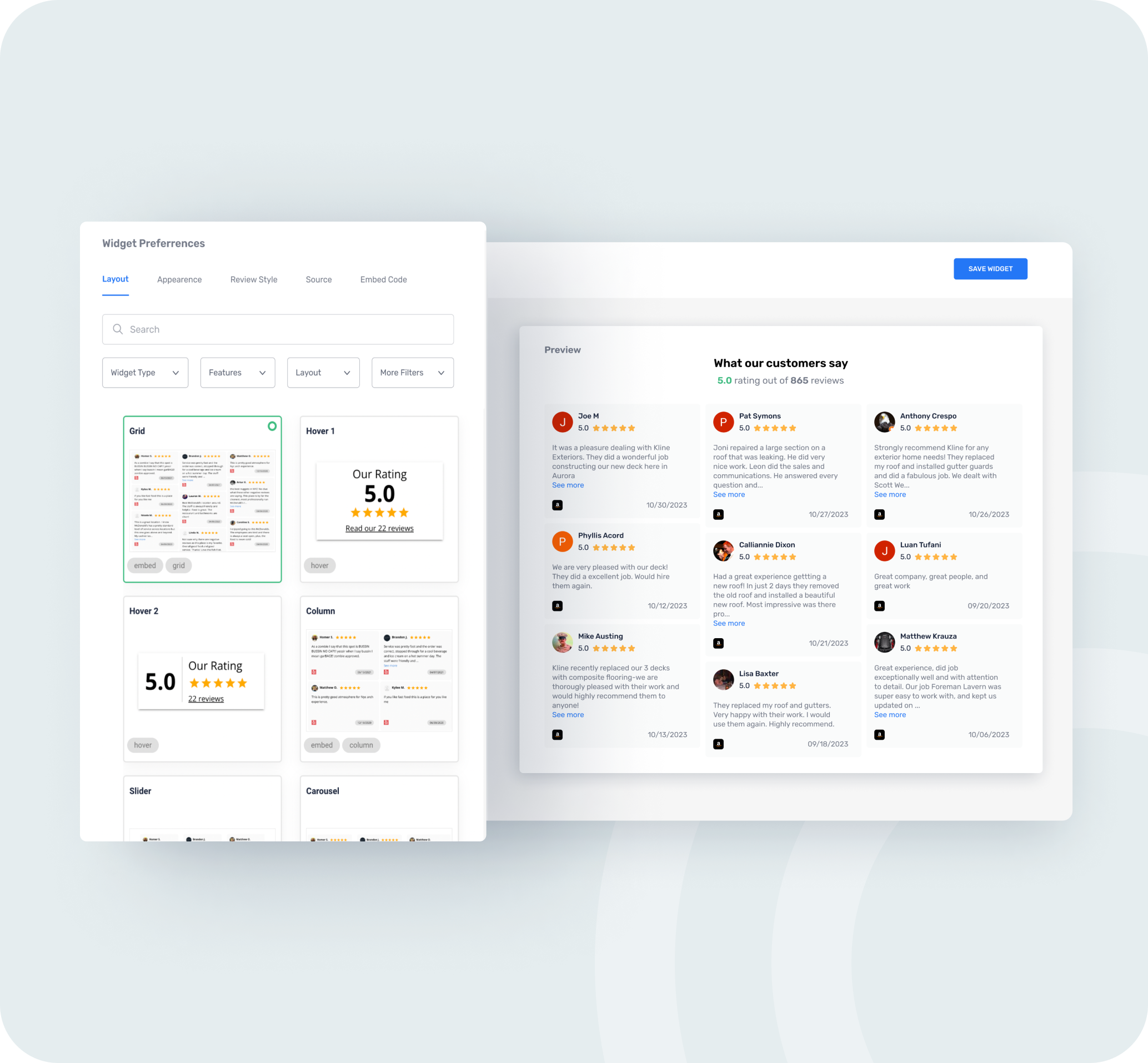 Customize Your Layout Amazon