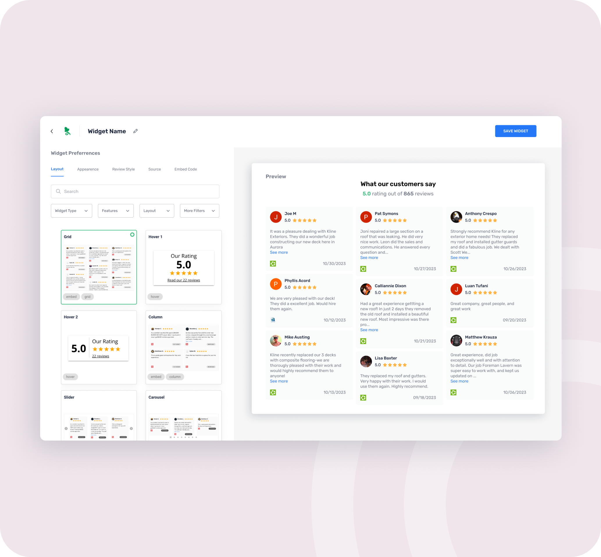 Embed Apartments Reviews On Your Website With Review Grower Widget