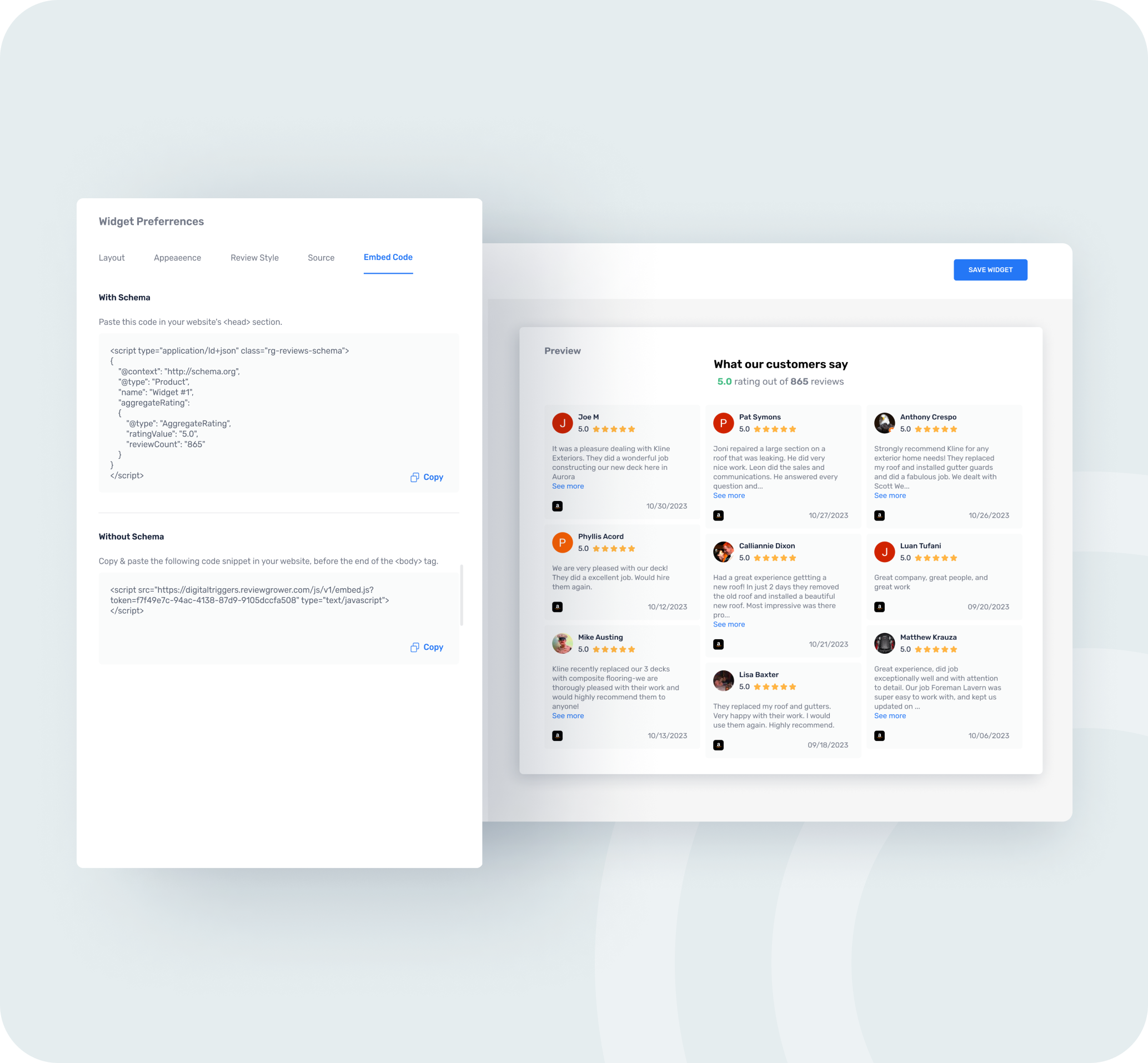 Embed Code Amazon