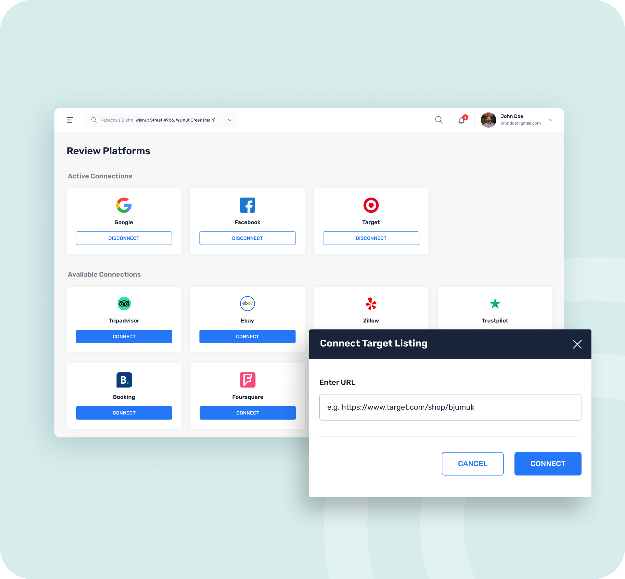 Add Your Target Profile