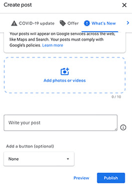 Create GBP Post