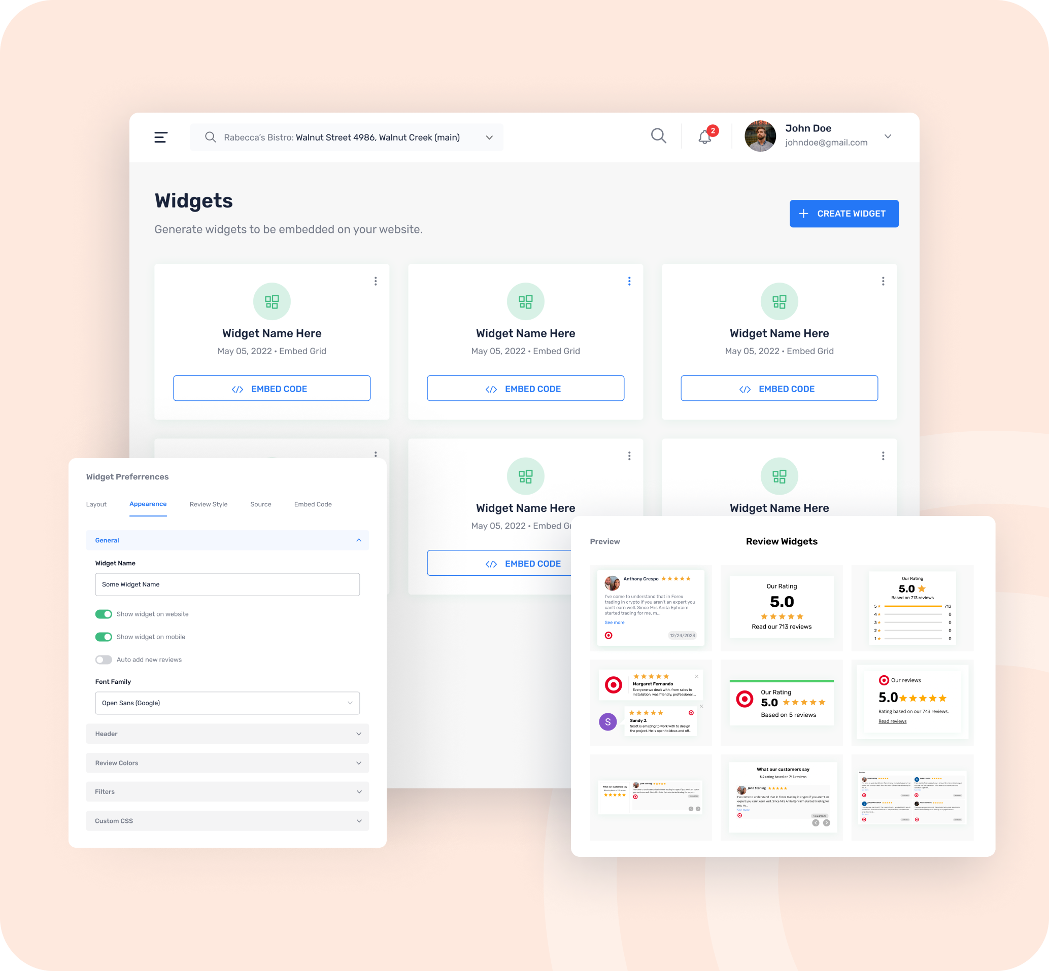 Create Your Widget Target