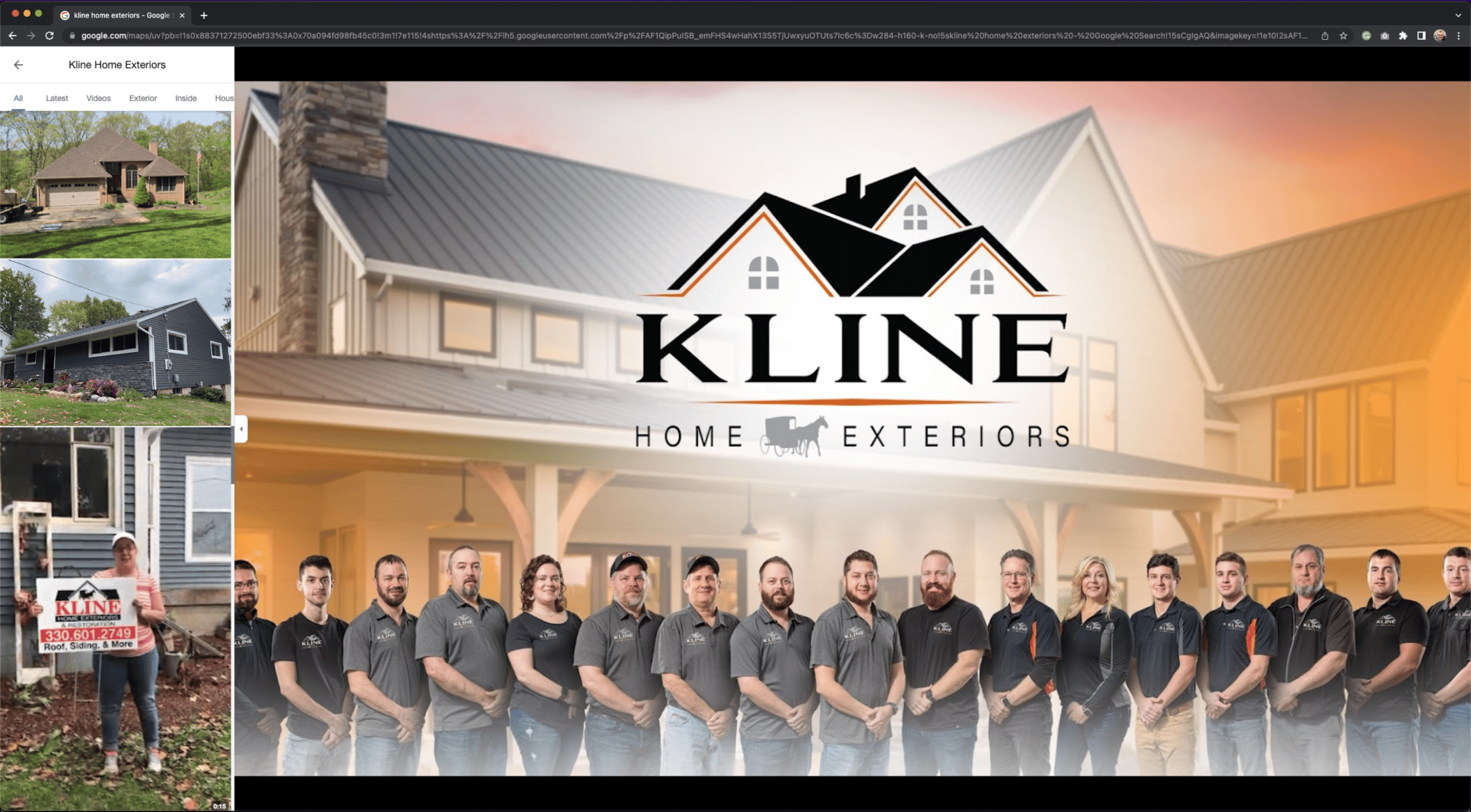 klime home exteriors crew