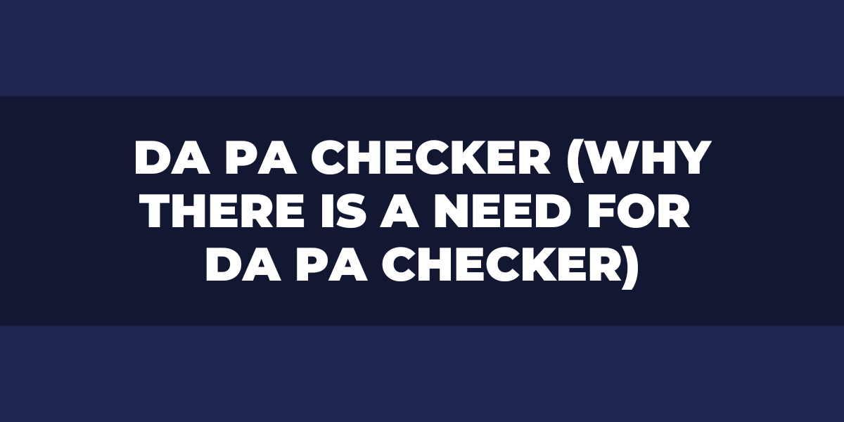 DA PA CHECKER