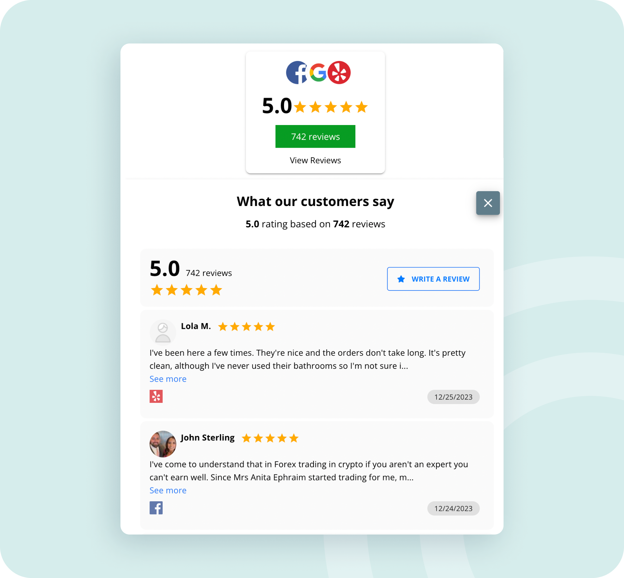 Free Review Trust Badges For Your Website
