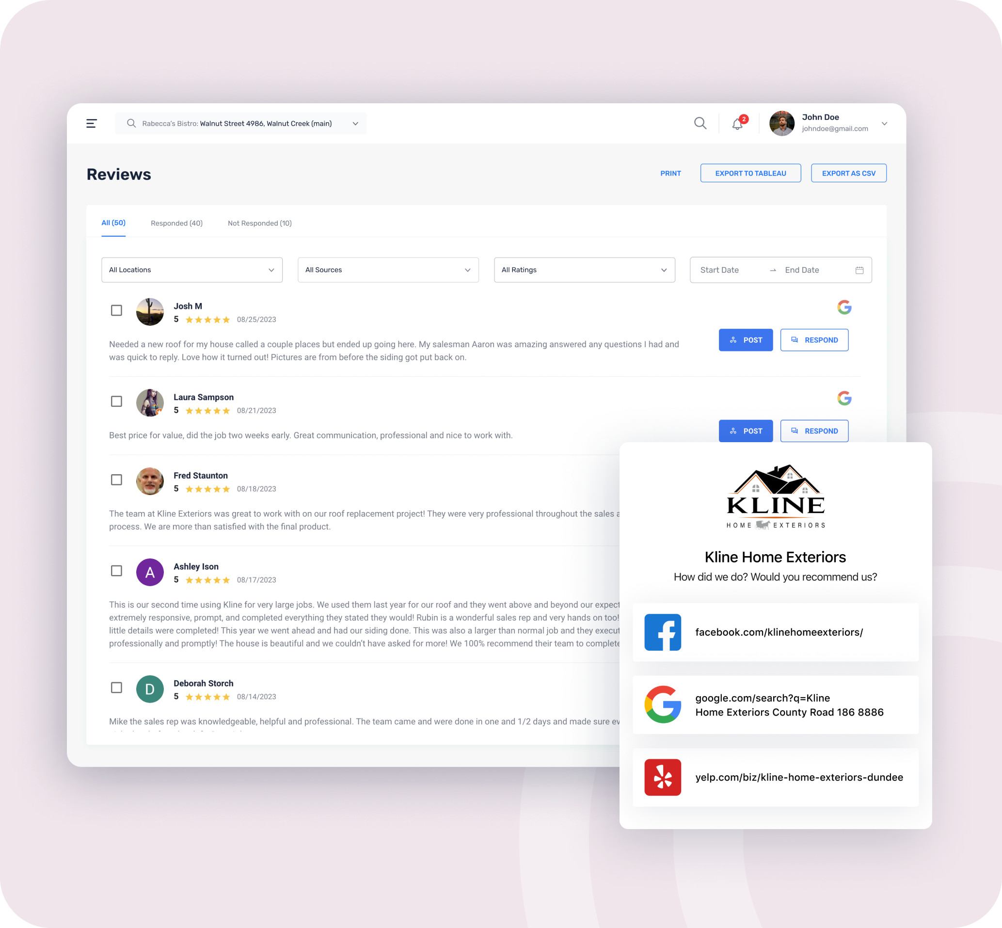 Get Review From Any Platform