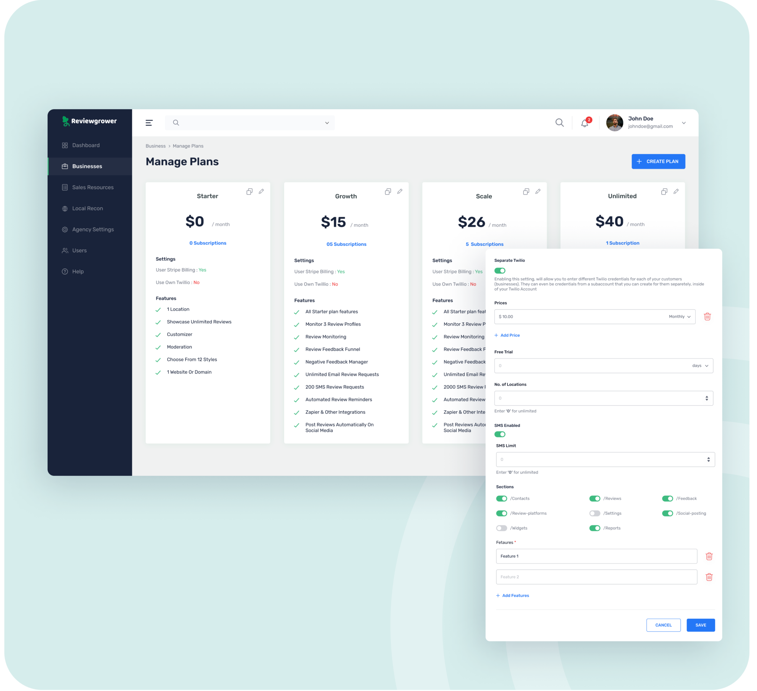 Saas Plan