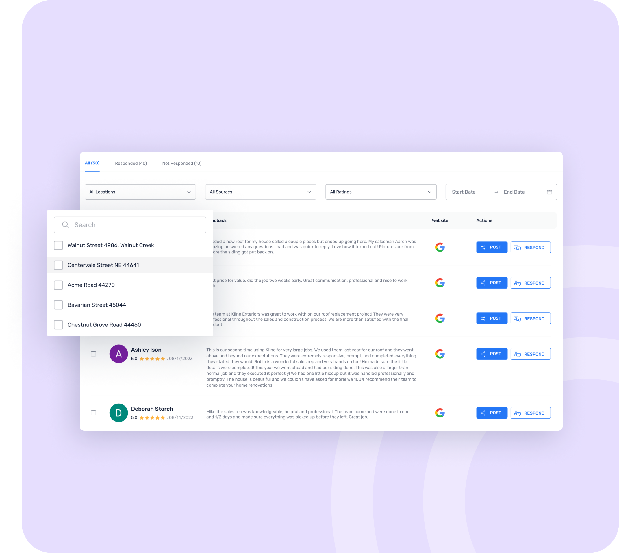 Review moderation