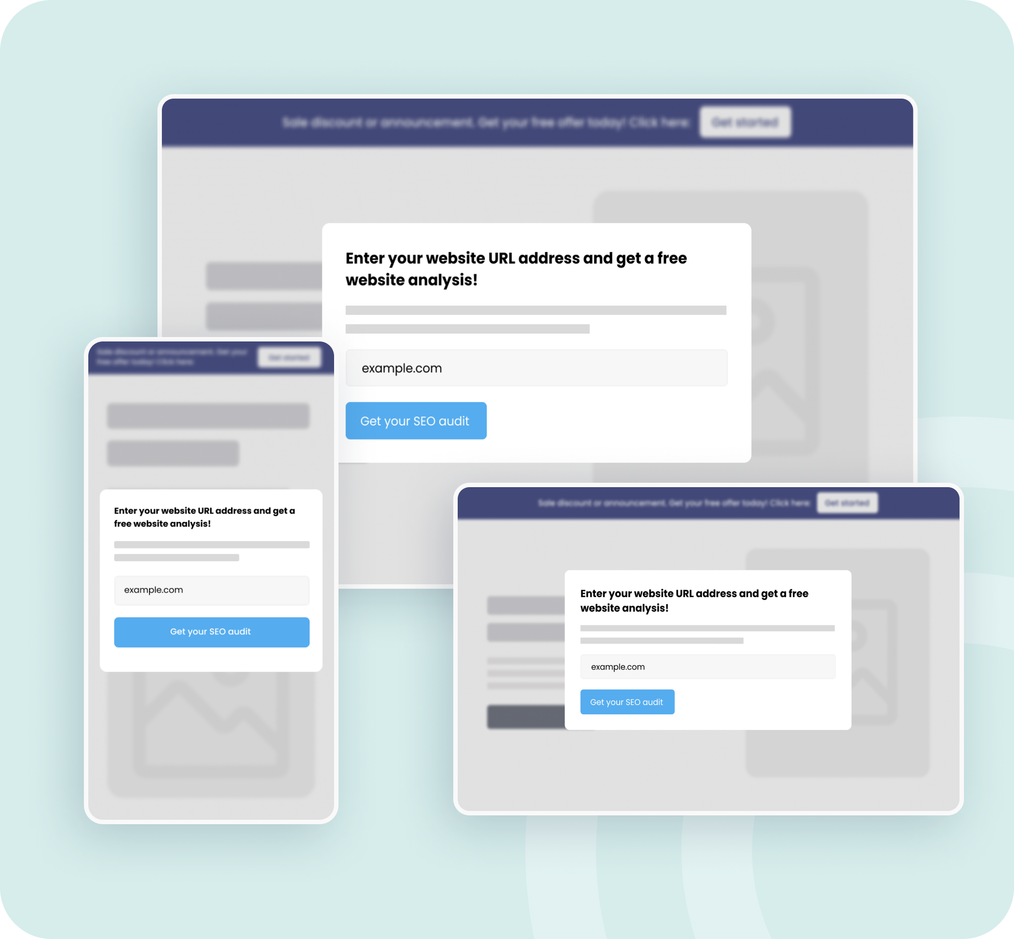 Responsive widegts