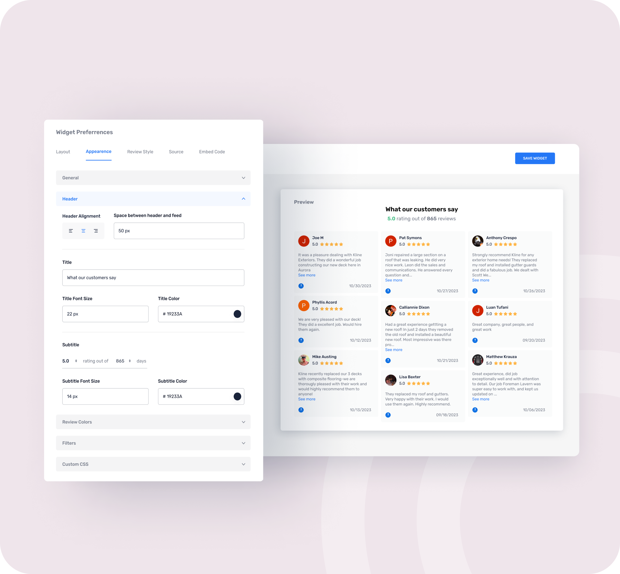 Customize Your HomeAway Header